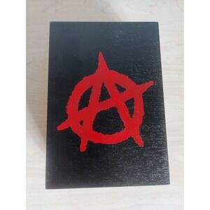 Rare Vintage Kick Ass Anarchy Box Cigar Jewelry Golden Latch